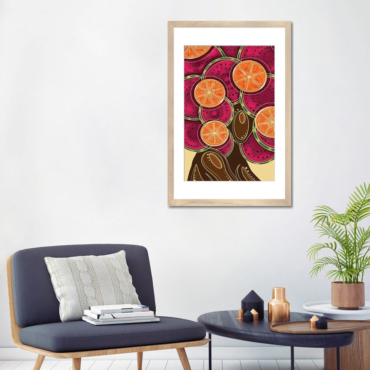 iCanvas "Fruity Fro" by Colored Afros Art