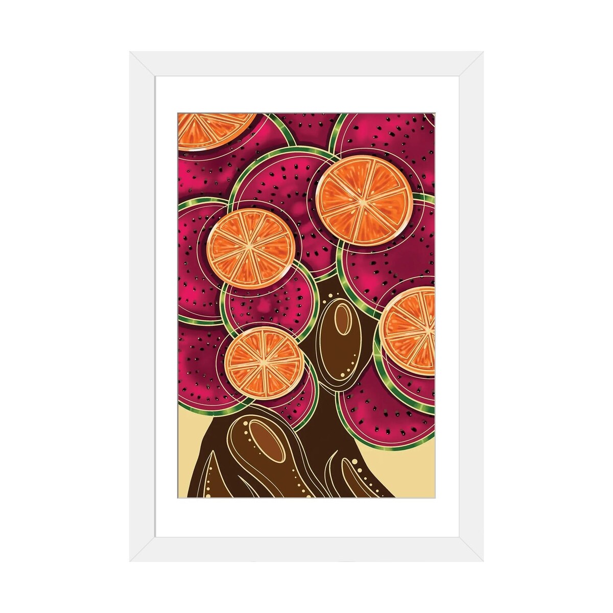 iCanvas "Fruity Fro" by Colored Afros Art