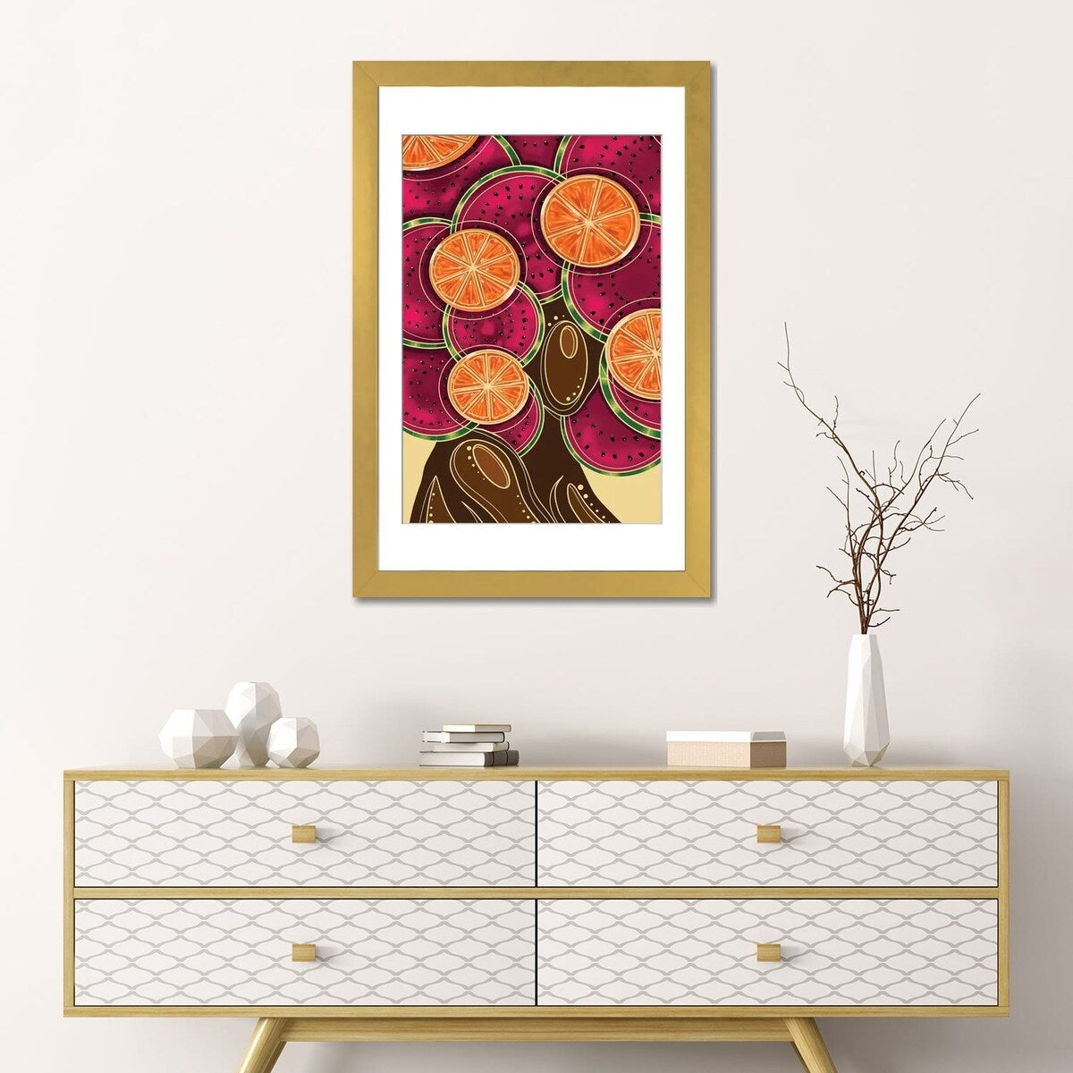 iCanvas "Fruity Fro" by Colored Afros Art