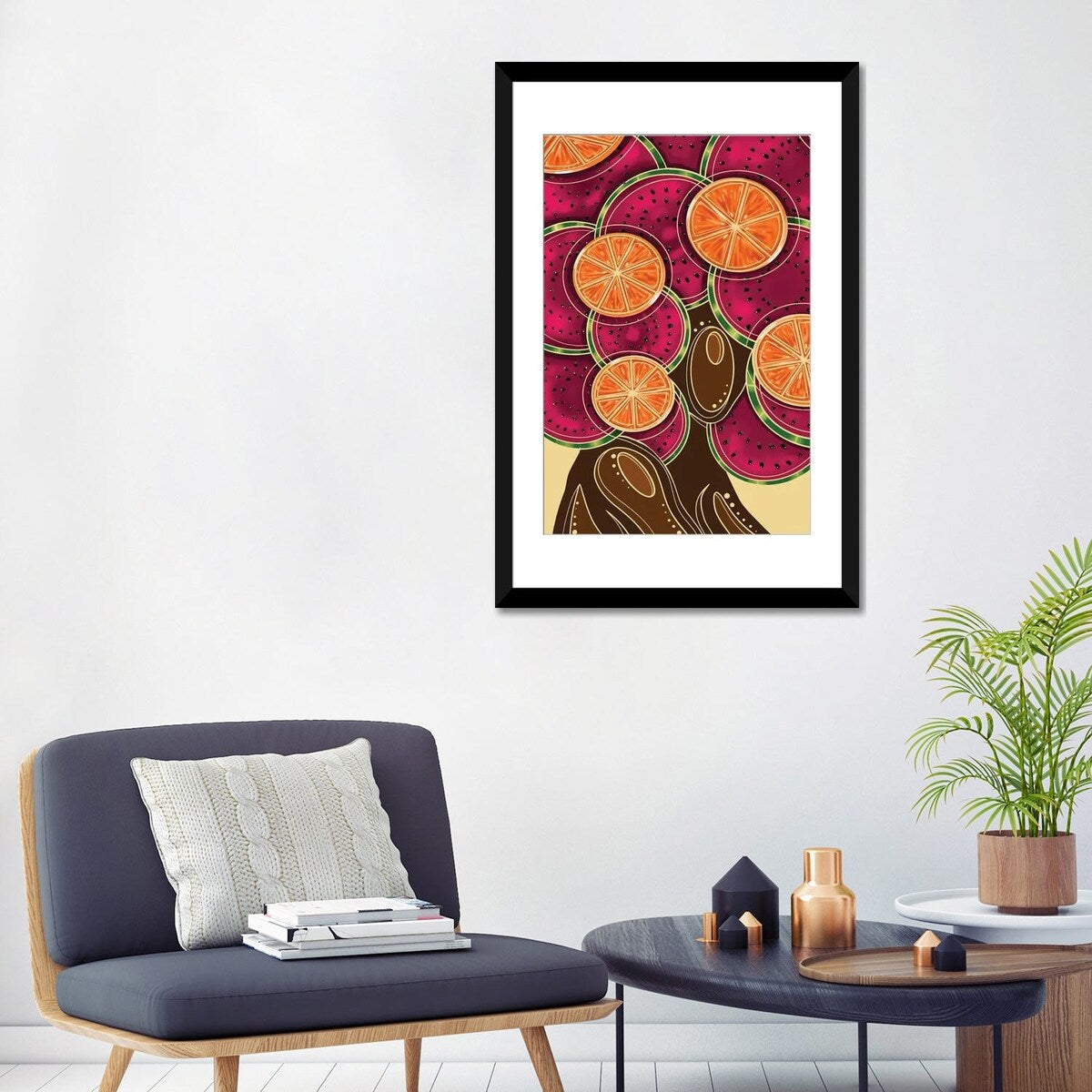 iCanvas "Fruity Fro" by Colored Afros Art