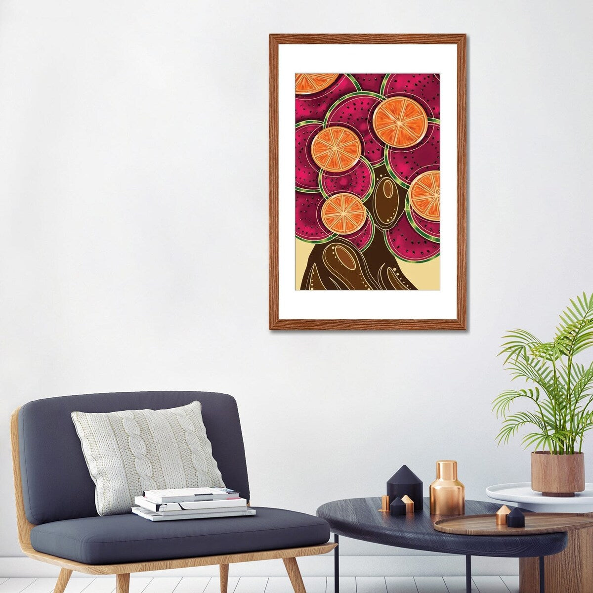 iCanvas "Fruity Fro" by Colored Afros Art