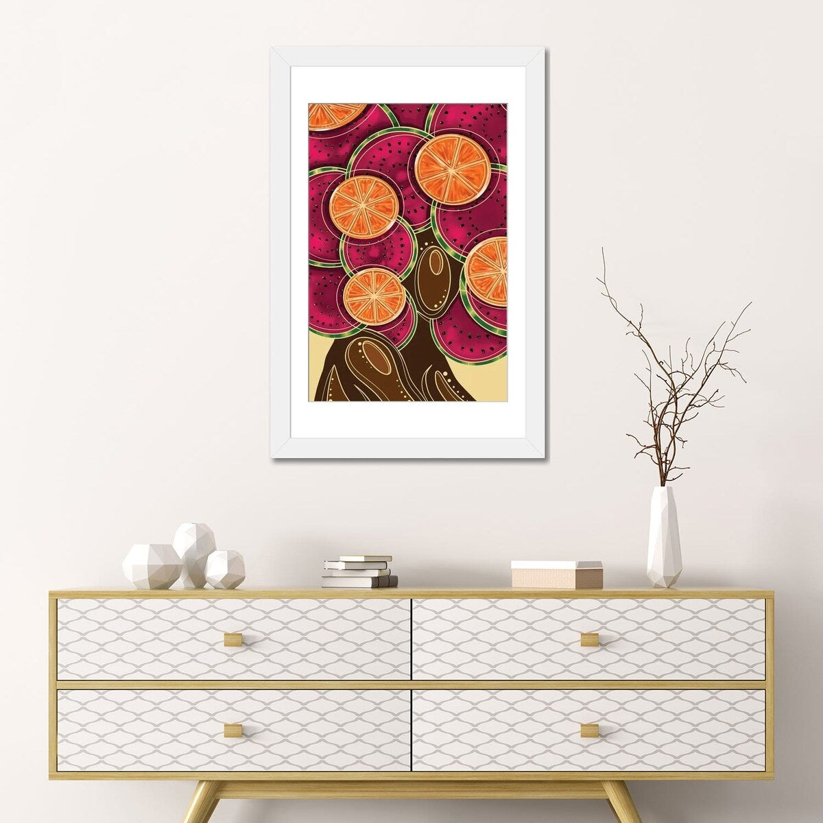 iCanvas "Fruity Fro" by Colored Afros Art