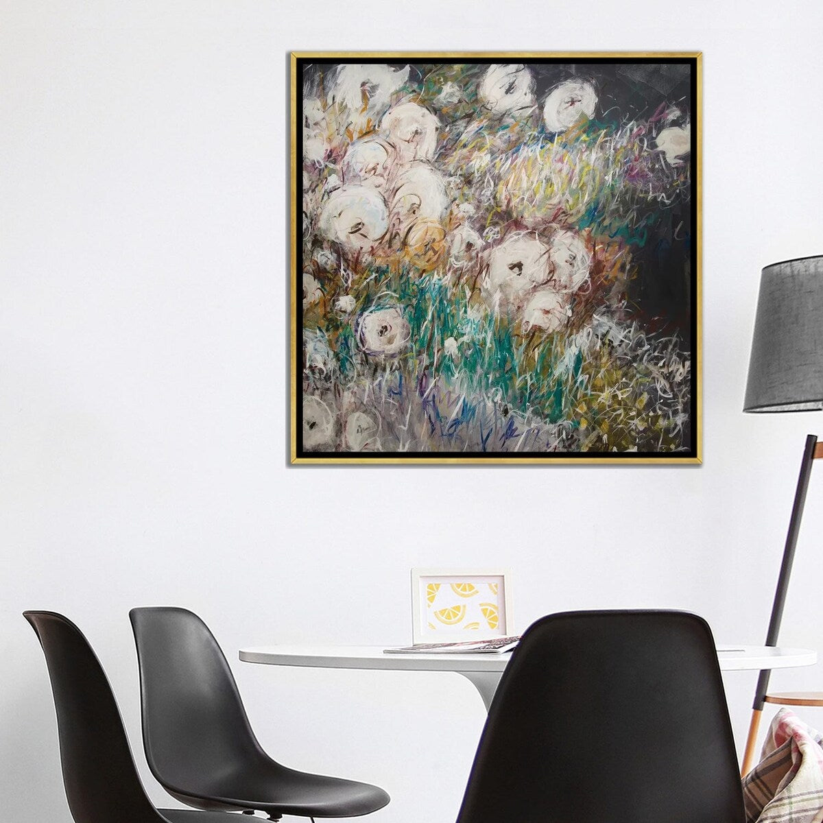 iCanvas "Gardening With Bees" by Stefanie Kirby Framed Canvas Print