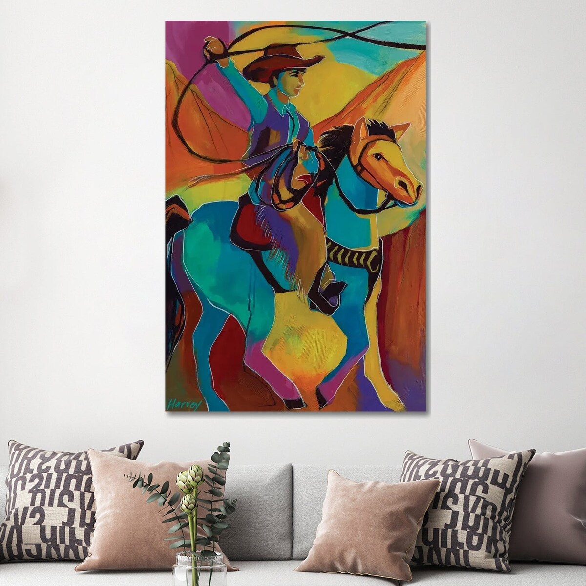 iCanvas "Giddyup" by Kristin Harvey Canvas Print