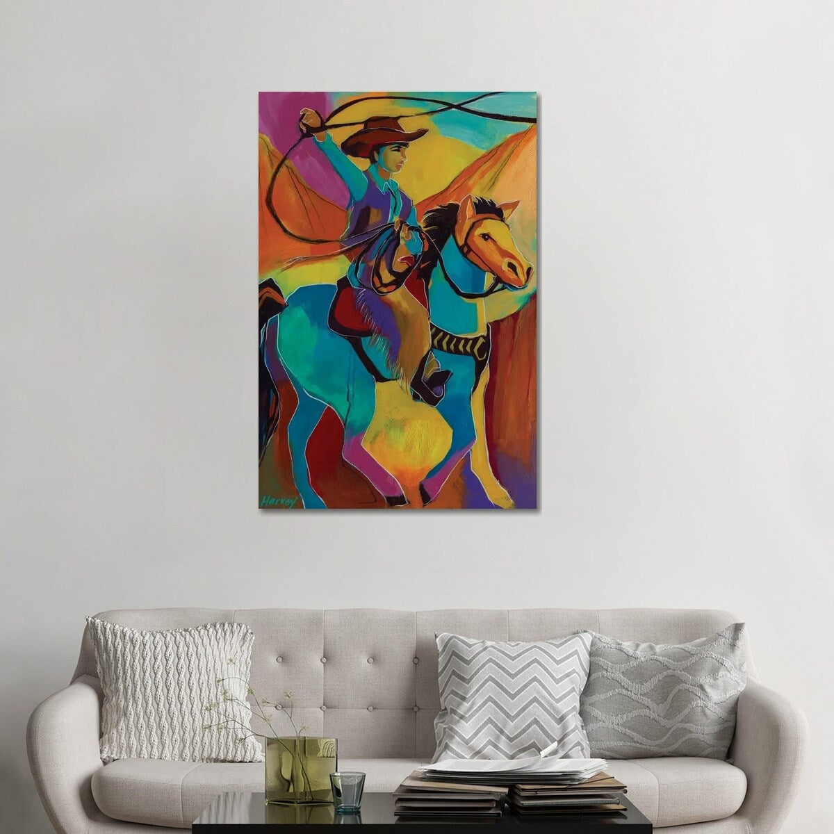 iCanvas "Giddyup" by Kristin Harvey Canvas Print