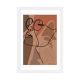 iCanvas "Girl Face Line Art" by Tysee Ciage