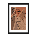 iCanvas "Girl Face Line Art" by Tysee Ciage