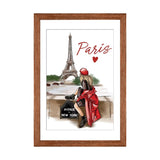 iCanvas "Girl In A Red Coat In Paris" by Criss Rosu