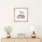 iCanvas "Golden Lab On Bicycle" by Carolynn Elshof