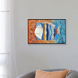 iCanvas "Good Luck Fish" by Natalia Grinchenko Framed Canvas Print