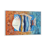 iCanvas "Good Luck Fish" by Natalia Grinchenko Framed Canvas Print