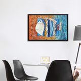 iCanvas "Good Luck Fish" by Natalia Grinchenko Framed