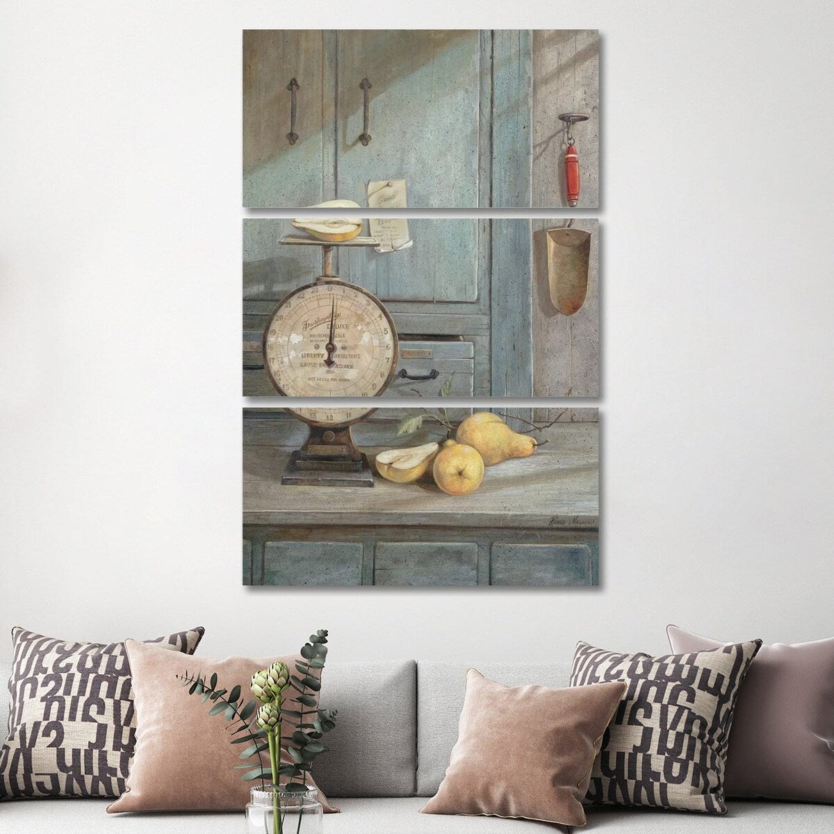 iCanvas "Gram's Recipe" by Ruane Manning 3-Piece Canvas Wall Art Set