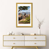 iCanvas "Grand Canyon National Park (Elk At The South Rim)" by Lantern Press
