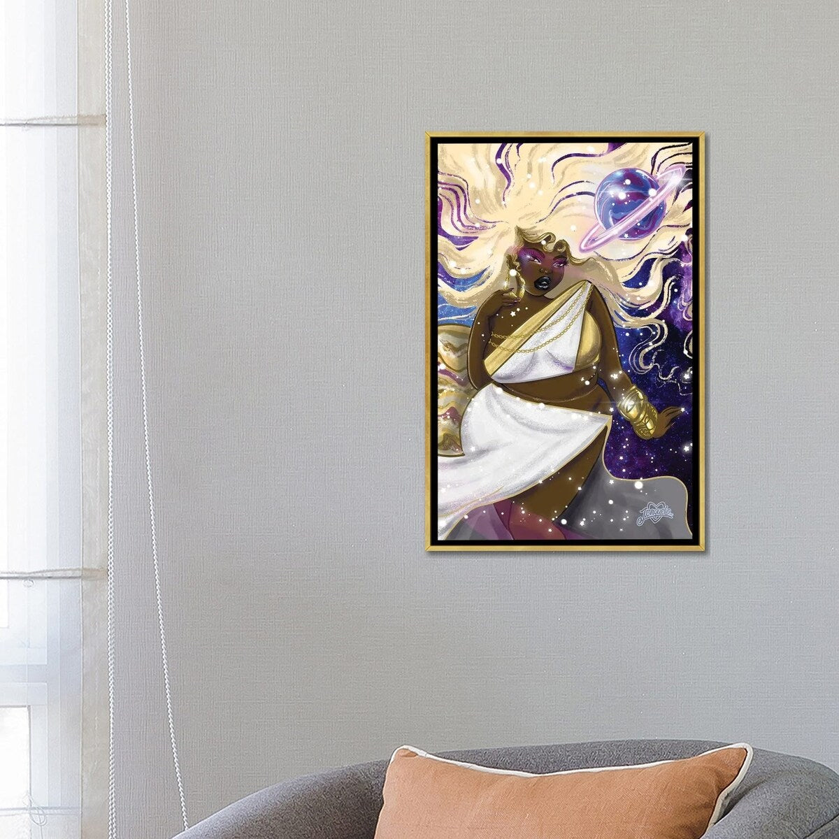 iCanvas "Great Conjunction" by Jonquel Art Framed Canvas Print