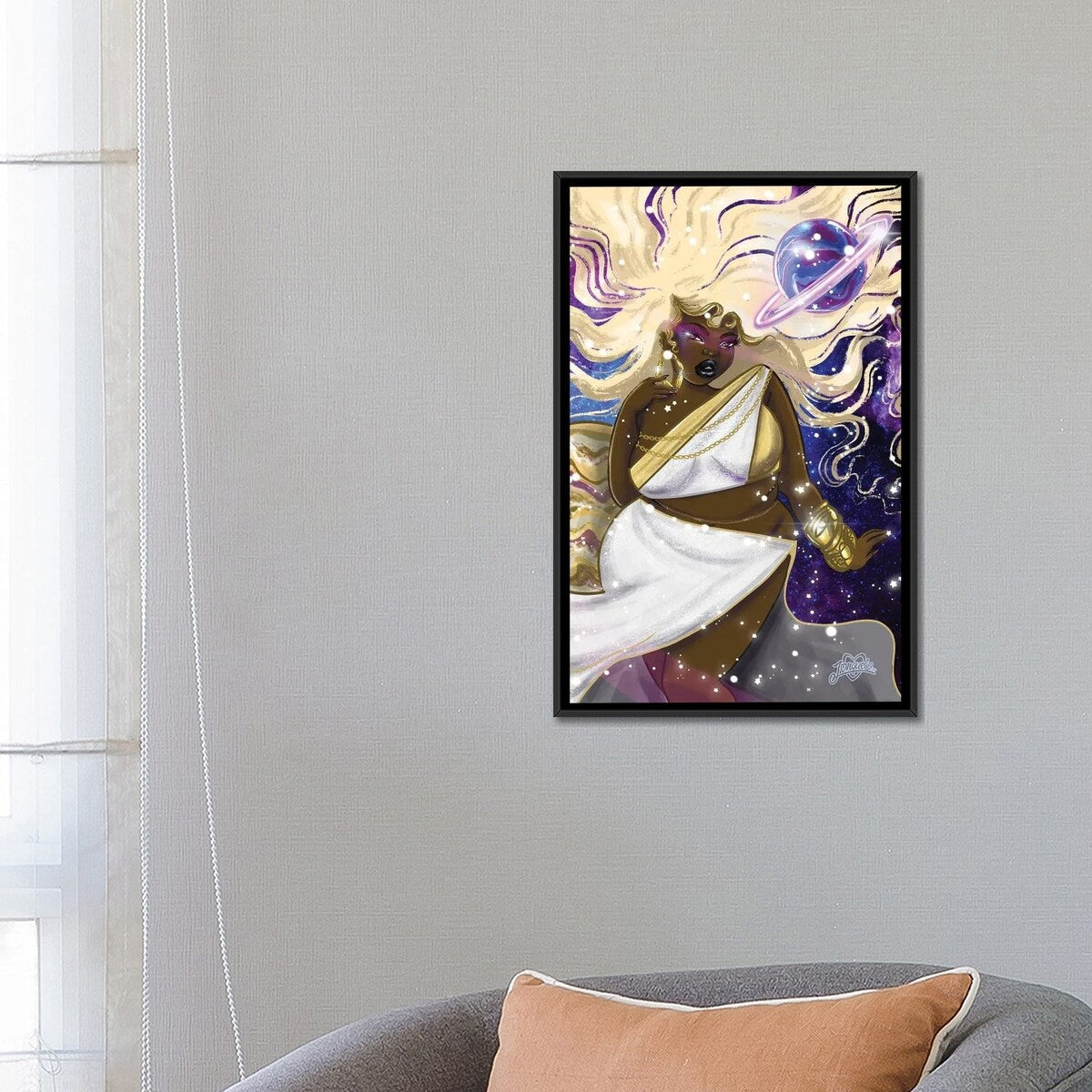 iCanvas "Great Conjunction" by Jonquel Art Framed Canvas Print