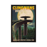 iCanvas "Great Smoky Mountains National Park (Clingmans Dome Observation Tower II)" by Lantern Press Framed