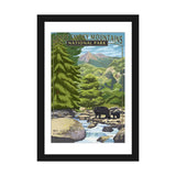 iCanvas "Great Smoky Mountains National Park (Mount Le Conte)" by Lantern Press