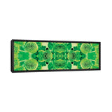 iCanvas "Green Flowers Kaleidoscope Effect" by Tom Quartermaine Framed Canvas Print