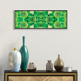 iCanvas "Green Flowers Kaleidoscope Effect" by Tom Quartermaine Framed Canvas Print