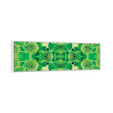 iCanvas "Green Flowers Kaleidoscope Effect" by Tom Quartermaine Framed Canvas Print