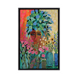 iCanvas "Green Goddess" by Brenda Bush Framed