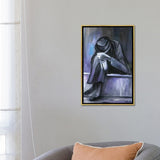 iCanvas "Grey Man" by Sebastien Montel Framed