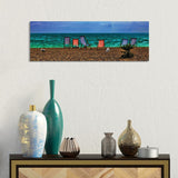 iCanvas "Gulls and Deck Chairs" by Chris Lord Canvas Print