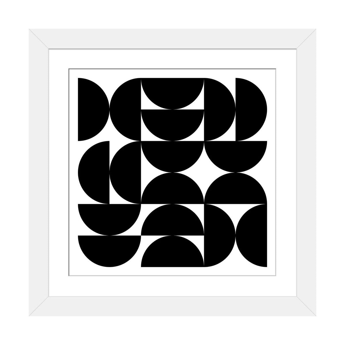 iCanvas "Half Circles I" by The Maisey Design Shop