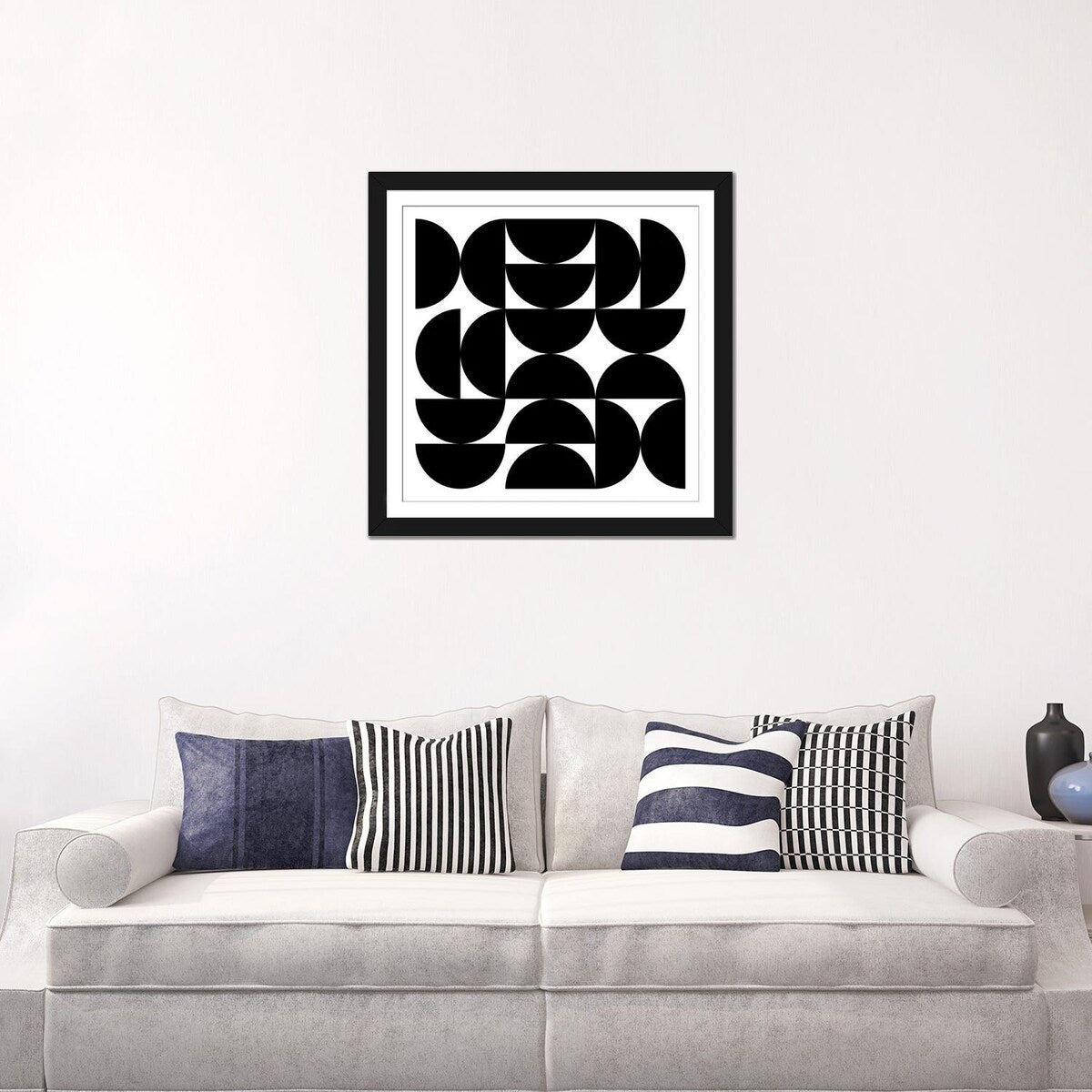 iCanvas "Half Circles I" by The Maisey Design Shop