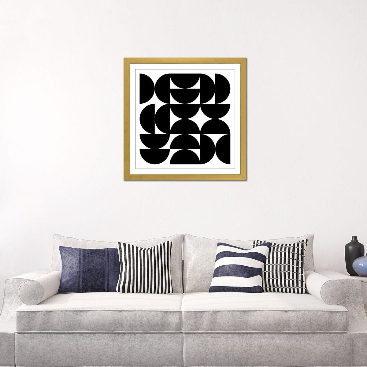 iCanvas "Half Circles I" by The Maisey Design Shop