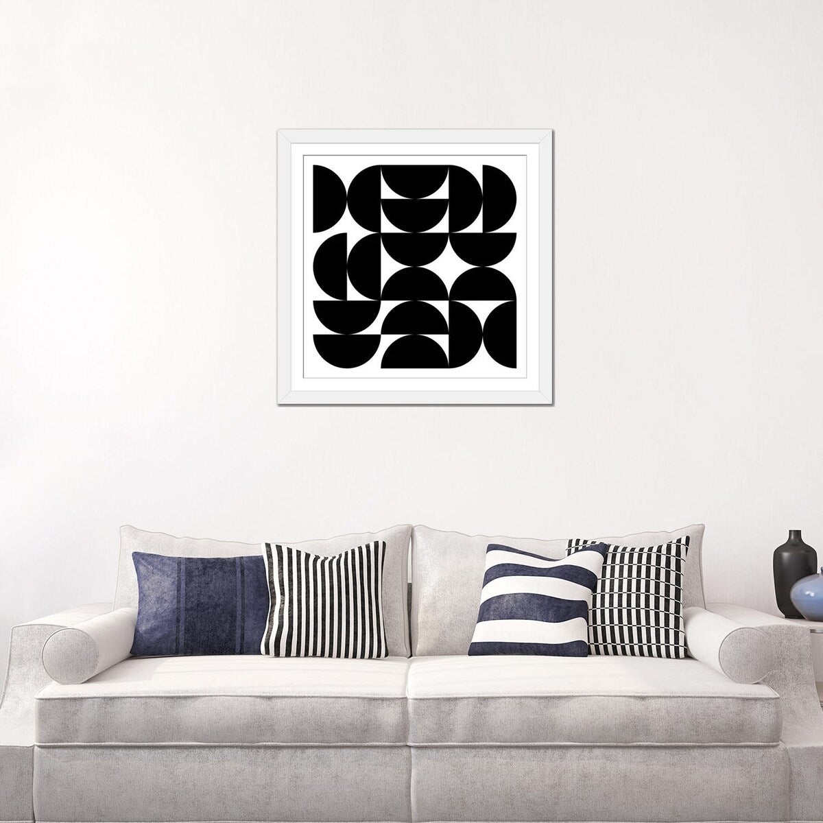 iCanvas "Half Circles I" by The Maisey Design Shop
