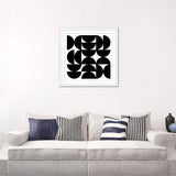 iCanvas "Half Circles I" by The Maisey Design Shop