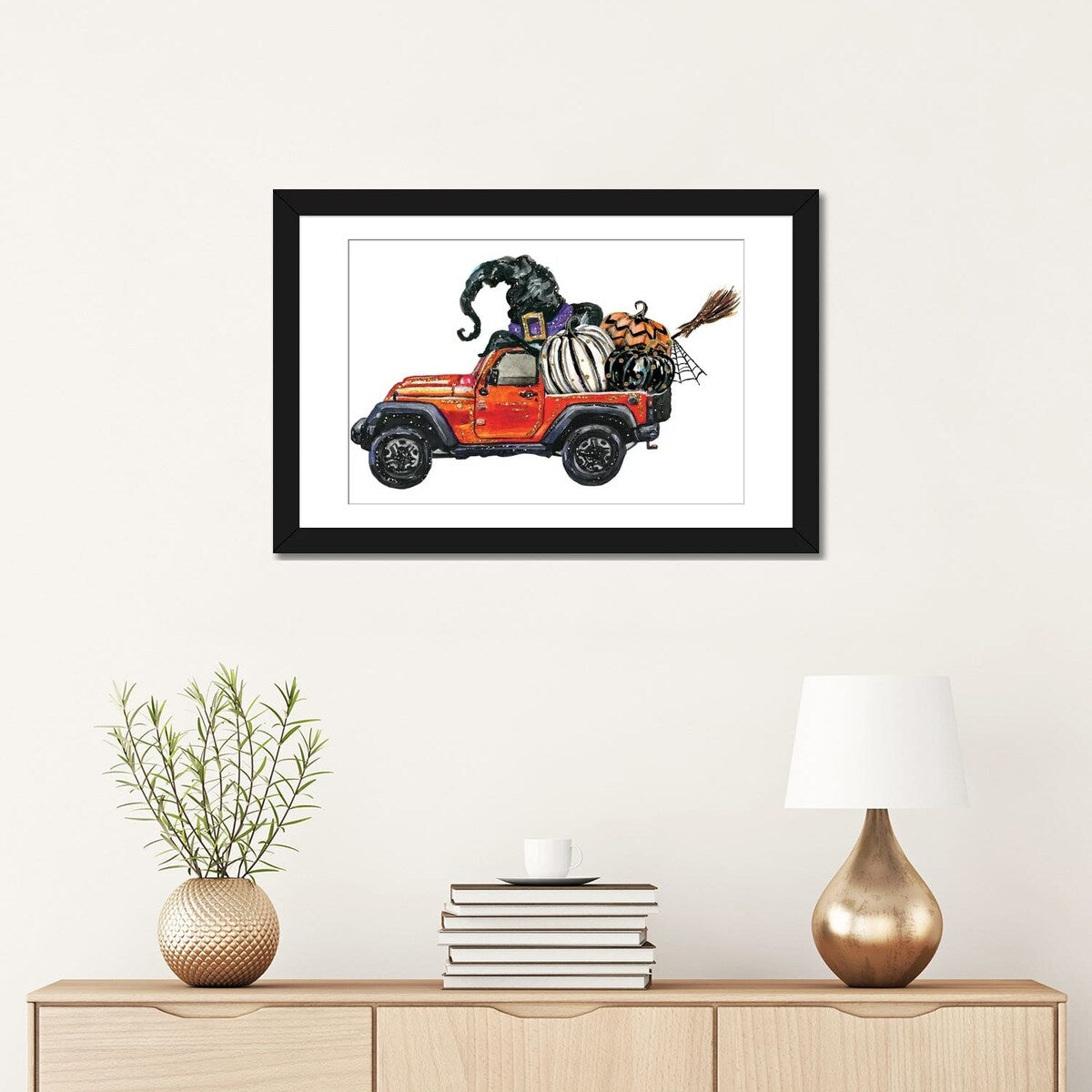 iCanvas "Halloween Jeep" by Ephrazy Graphics