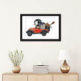 iCanvas "Halloween Jeep" by Ephrazy Graphics