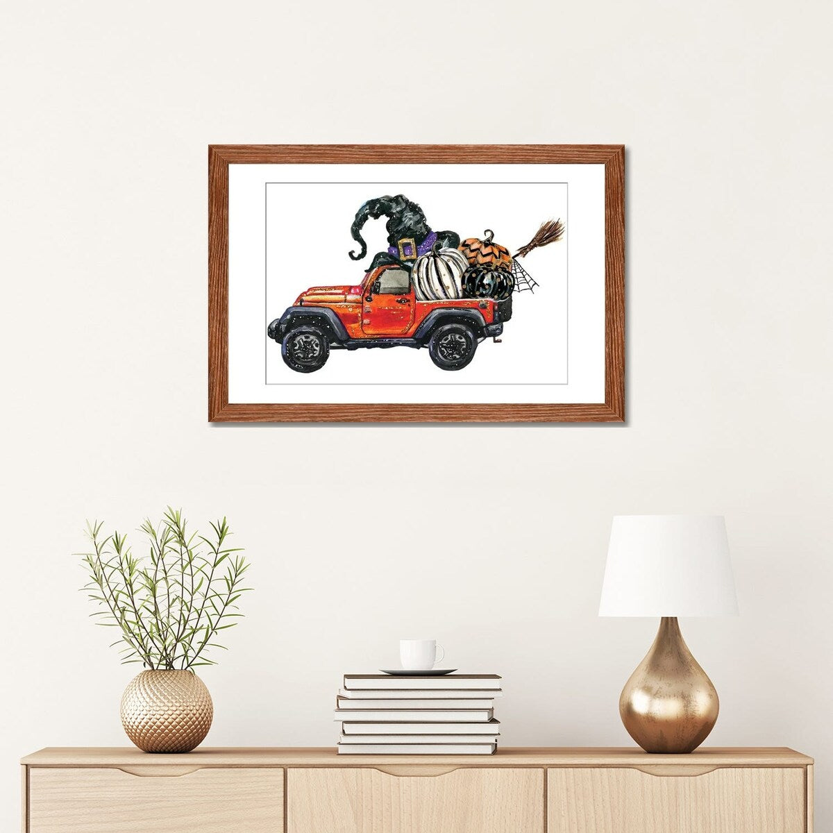 iCanvas "Halloween Jeep" by Ephrazy Graphics