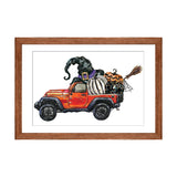 iCanvas "Halloween Jeep" by Ephrazy Graphics