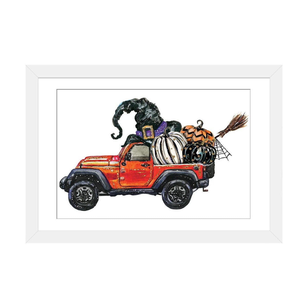 iCanvas "Halloween Jeep" by Ephrazy Graphics