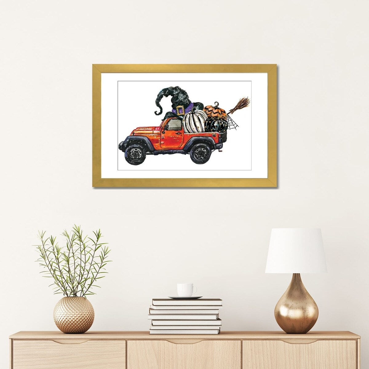 iCanvas "Halloween Jeep" by Ephrazy Graphics
