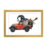 iCanvas "Halloween Jeep" by Ephrazy Graphics