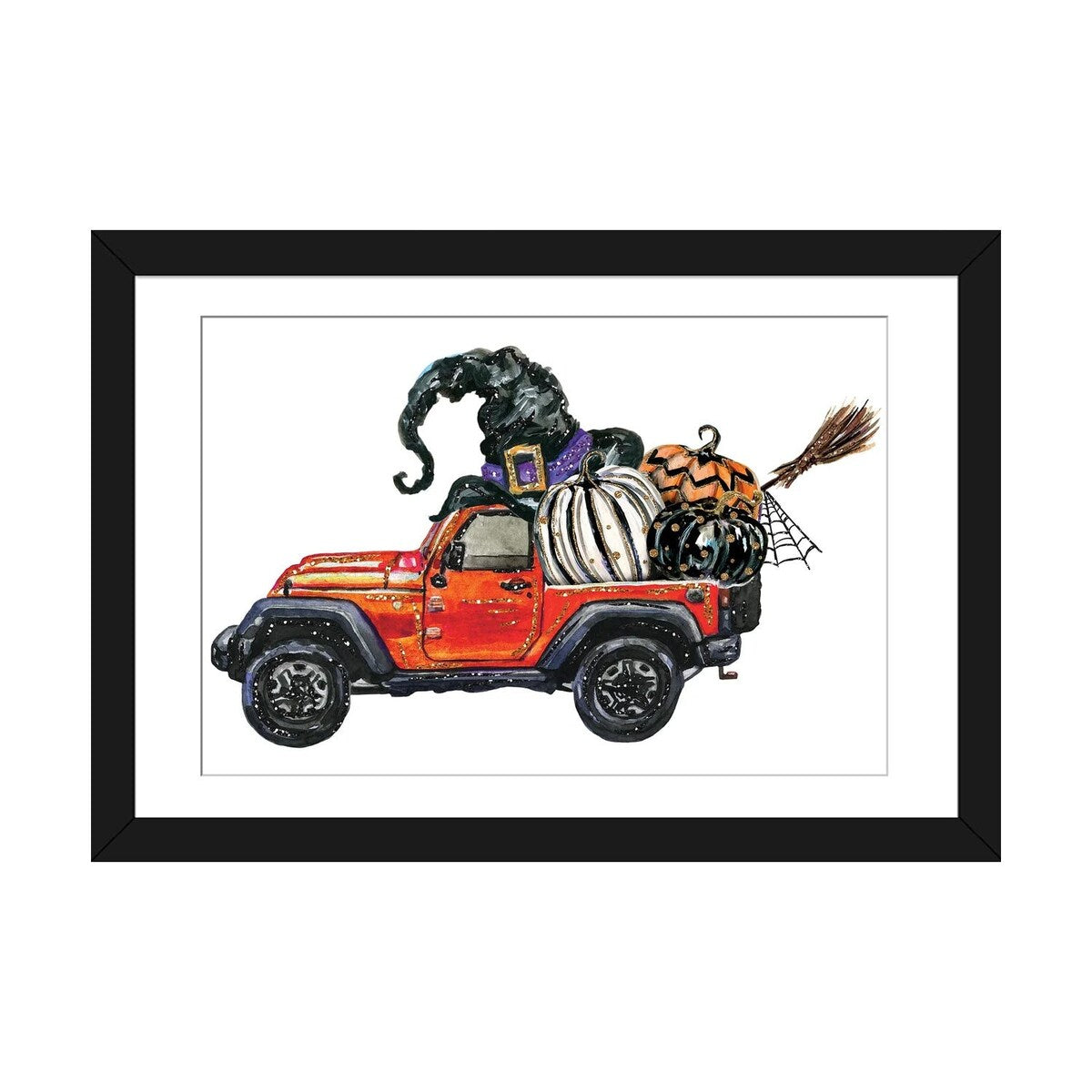 iCanvas "Halloween Jeep" by Ephrazy Graphics