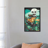 iCanvas "Halloween Moon" by Kelly Ann Kost Framed