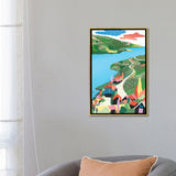 iCanvas "Happy Town" by Marina Ester Castaldo Framed Canvas Print