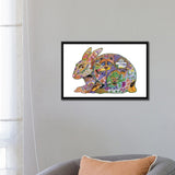 iCanvas "Hare" by Sue Coccia Framed