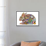 iCanvas "Hare" by Sue Coccia Framed