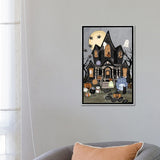 iCanvas "Haunted House Friends" by Katie Bryant Framed