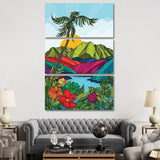 iCanvas "Hawaiian Escape" by Annie Brace 3-Piece Canvas Wall Art Set