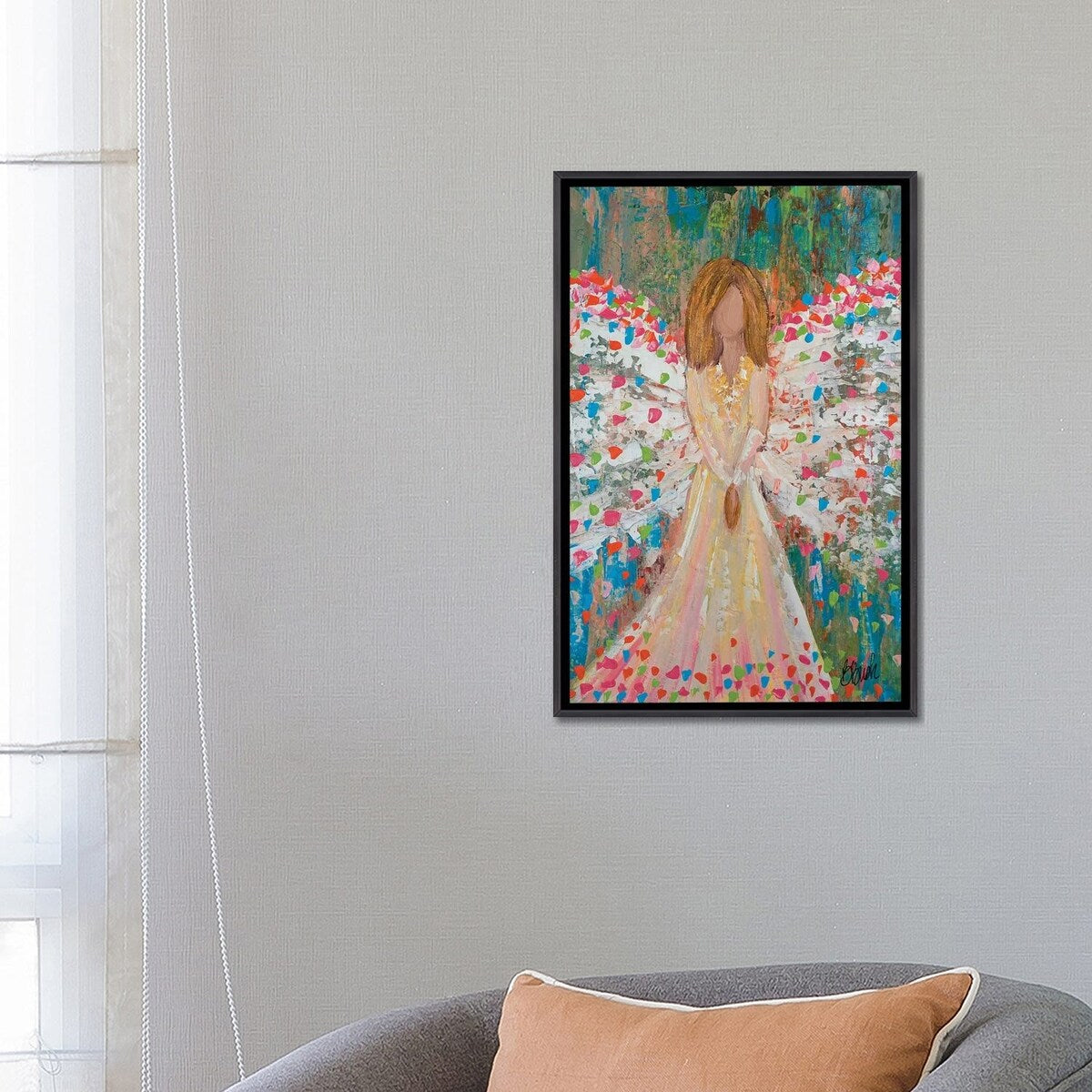 iCanvas "Heaven Is Celebrating" by Brenda Bush Framed