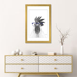 iCanvas "Hen With Blue Glasses" by Printable Lisa's Pets