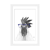 iCanvas "Hen With Blue Glasses" by Printable Lisa's Pets
